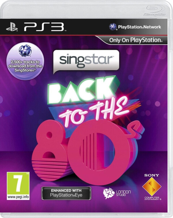 SingStar: Back to the 80s - Playstation 3 Games