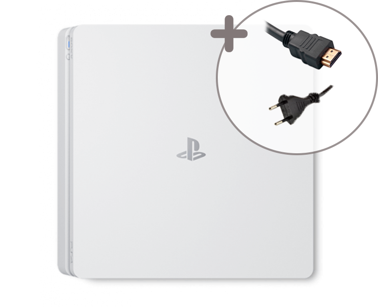 Sony PlayStation 4 Slim Weiss Konsole - 500GB - Playstation 4 Hardware