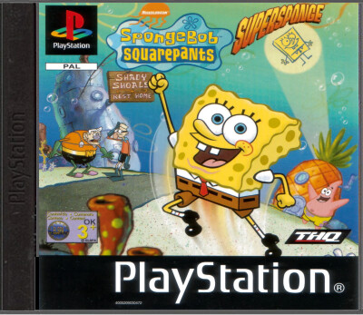 Spongebob Squarepants: SuperSponge - Playstation 1 Games