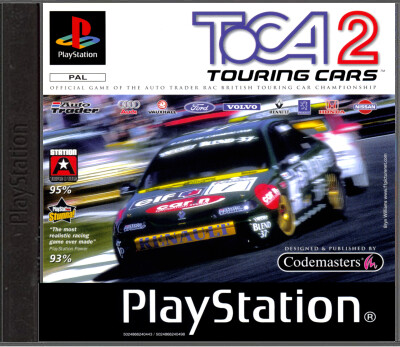 TOCA 2 Touring Cars - Playstation 1 Games