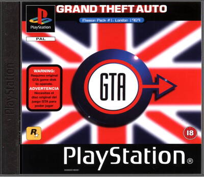 Grand Theft Auto Mission Pack #1 London 1969 - Playstation 1 Games