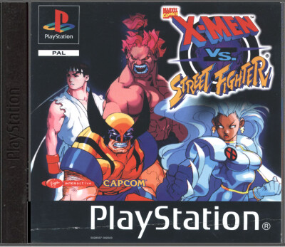 X-men vs. Street Fighter - Playstation 1 Games