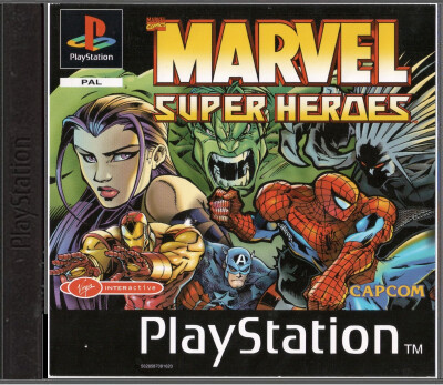 Marvel Super Heroes - Playstation 1 Games