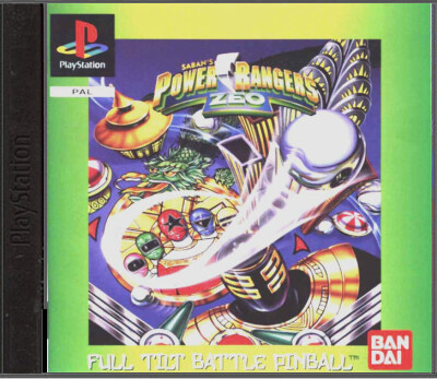 Power Rangers Zeo: Full Tilt Battle Pinball - Playstation 1 Games