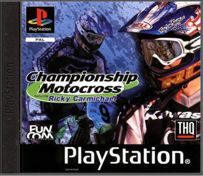 Championship Motocross featuring Ricky Carmichael - Playstation 1 Games