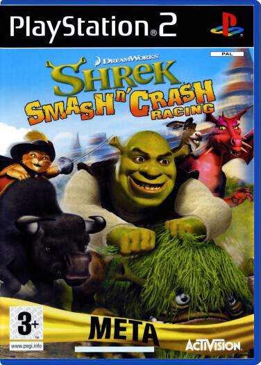Shrek Smash n' Crash Racing - Playstation 2 Games