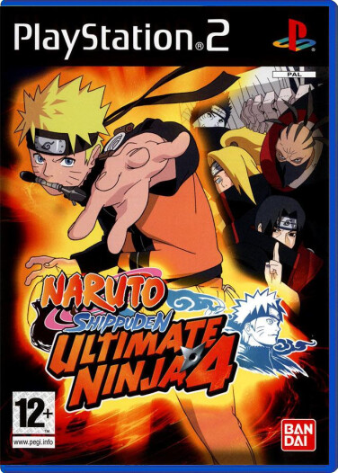 Naruto Shippuden: Ultimate Ninja 4 - Playstation 2 Games
