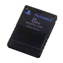 Original Playstation 2 Memory Card - Black (8MB) - Playstation 2 Hardware