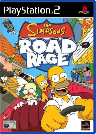 The Simpsons: Road Rage - Playstation 2 Games