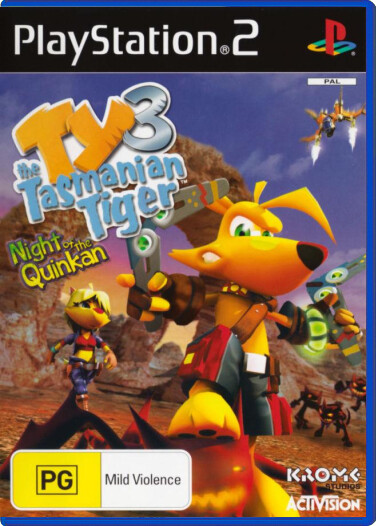 Ty the Tasmanian Tiger 3: Night of the Quinkan - Playstation 2 Games