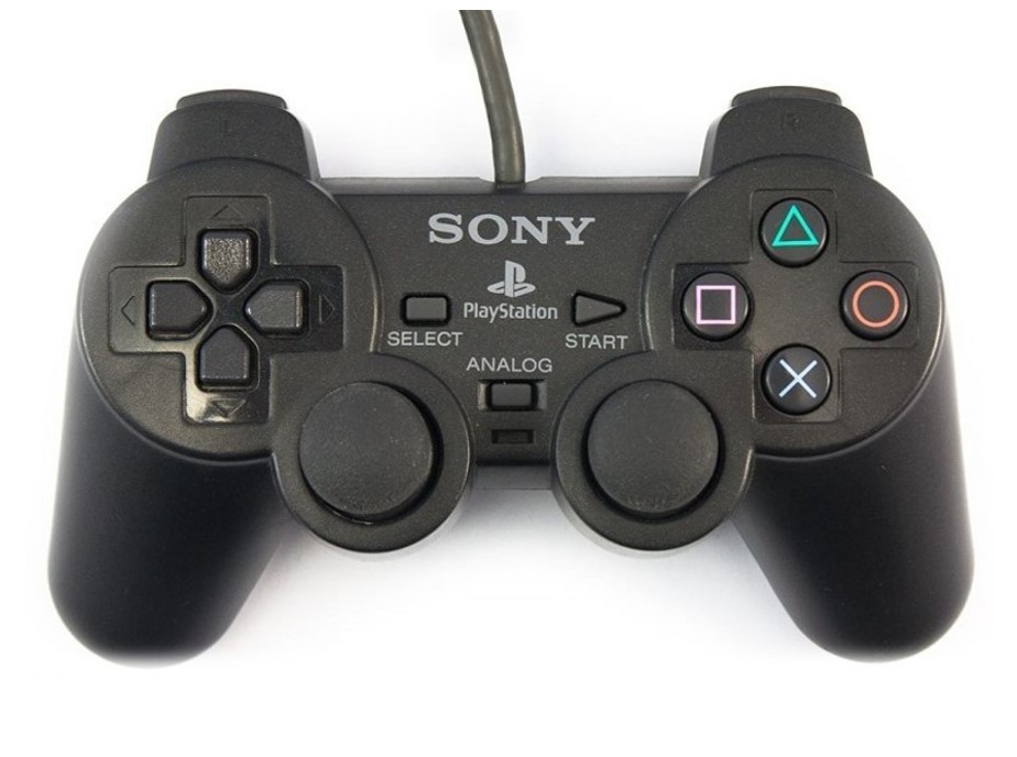 Sony DualShock Playstation 1 Controller - Diamond Black - Playstation 1 Hardware