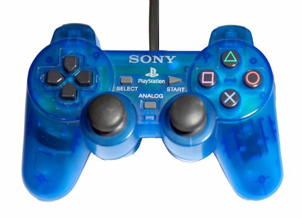 Sony DualShock Playstation 2 Controller - Crystal Blue - Playstation 2 Hardware