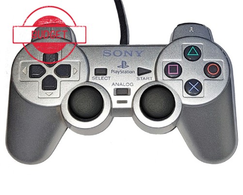 Sony DualShock Playstation 2 Controller - Silver - Budget - Playstation 2 Hardware