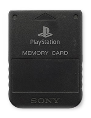 Originele Playstation 1 Memory Card - Black - Playstation 1 Hardware