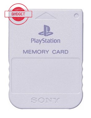 Originele Playstation One Memory Card - Light Grey - Budget Kaufen | Playstation 1 Hardware