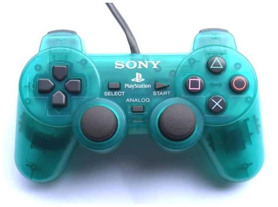 Sony DualShock Playstation 1 Controller - Emerald - Playstation 1 Hardware