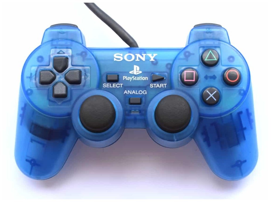 Sony DualShock PlayStation 1 Controller - Island Blue - Playstation 1 Hardware