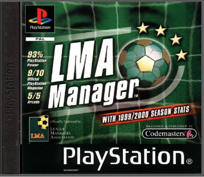 LMA Manager (1999-2000) - Playstation 1 Games
