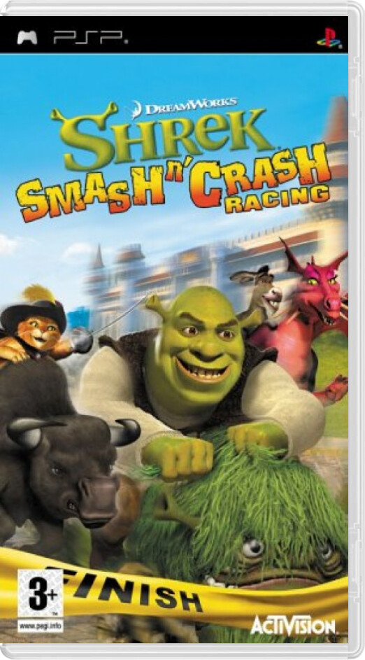 Shrek Smash n' Crash Racing - Playstation Portable Games