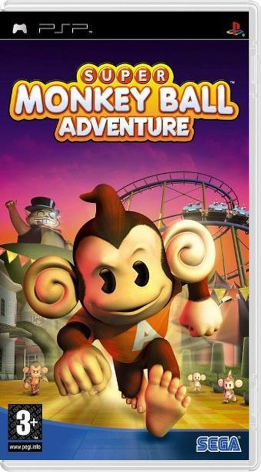 Super Monkey Ball Adventure - Playstation Portable Games