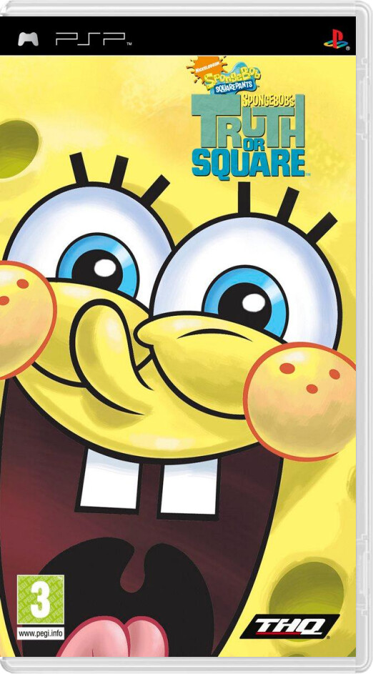 SpongeBob's Truth or Square - Playstation Portable Games