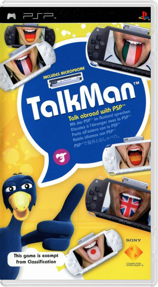 TalkMan - Playstation Portable Games