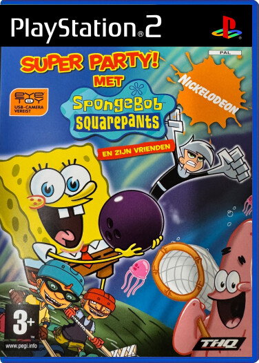 Super Party met Spongebob Squarepants en zijn Vrienden - Playstation 2 Games