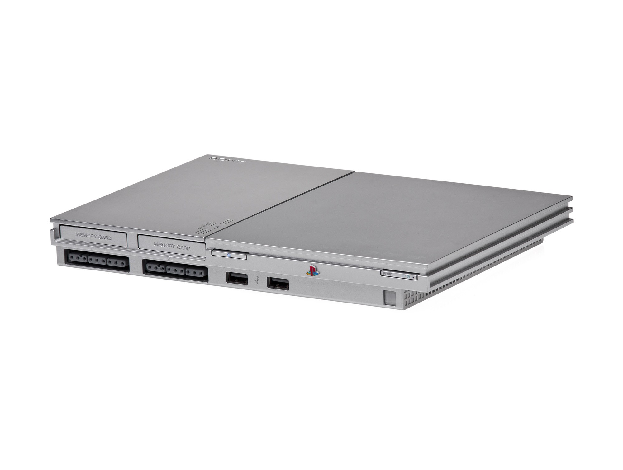 PlayStation 2 Konsole SuperSlim - Silver - Playstation 2 Hardware