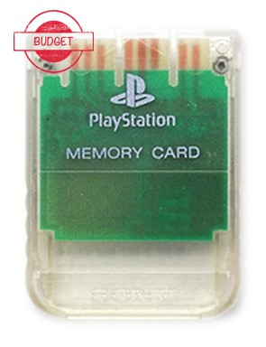 Originele Playstation 1 Memory Card - Crystal - Budget Kaufen | Playstation 1 Hardware