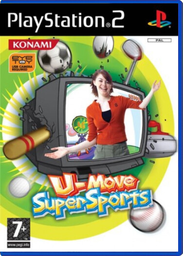 U Move Super Sports - Playstation 2 Games
