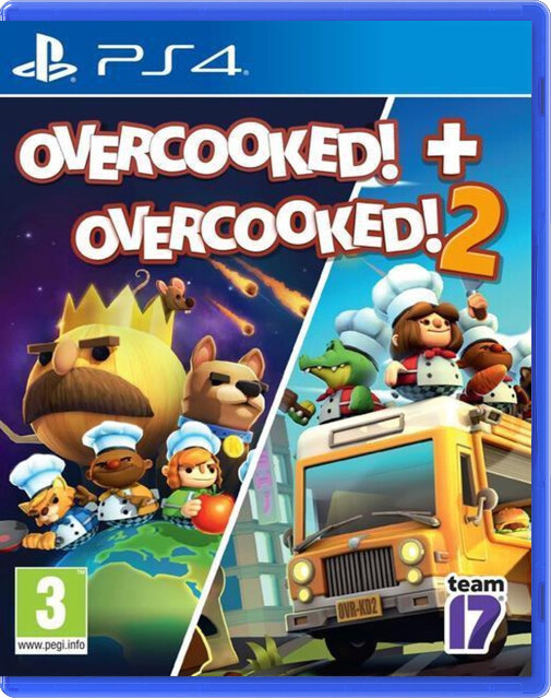 Overcooked! + Overcooked 2 - Playstation 4 Games