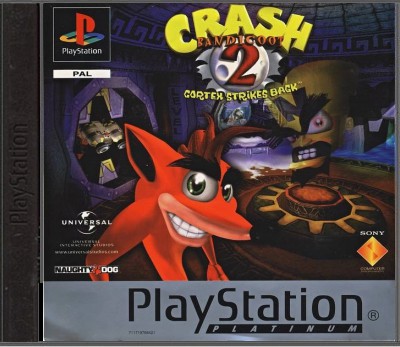 Crash Bandicoot 2: Cortex Strikes Back (Platinum) - Playstation 1 Games