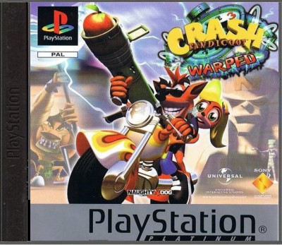 Crash Bandicoot 3: Warped (Platinum) - Playstation 1 Games