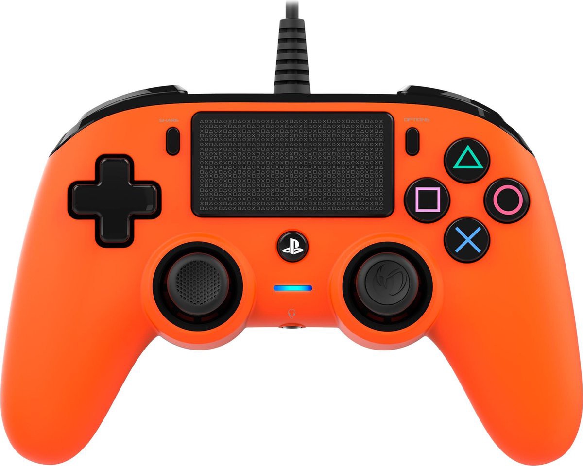 Nacon Compact Controller Wired - Orange - Playstation 4 Hardware