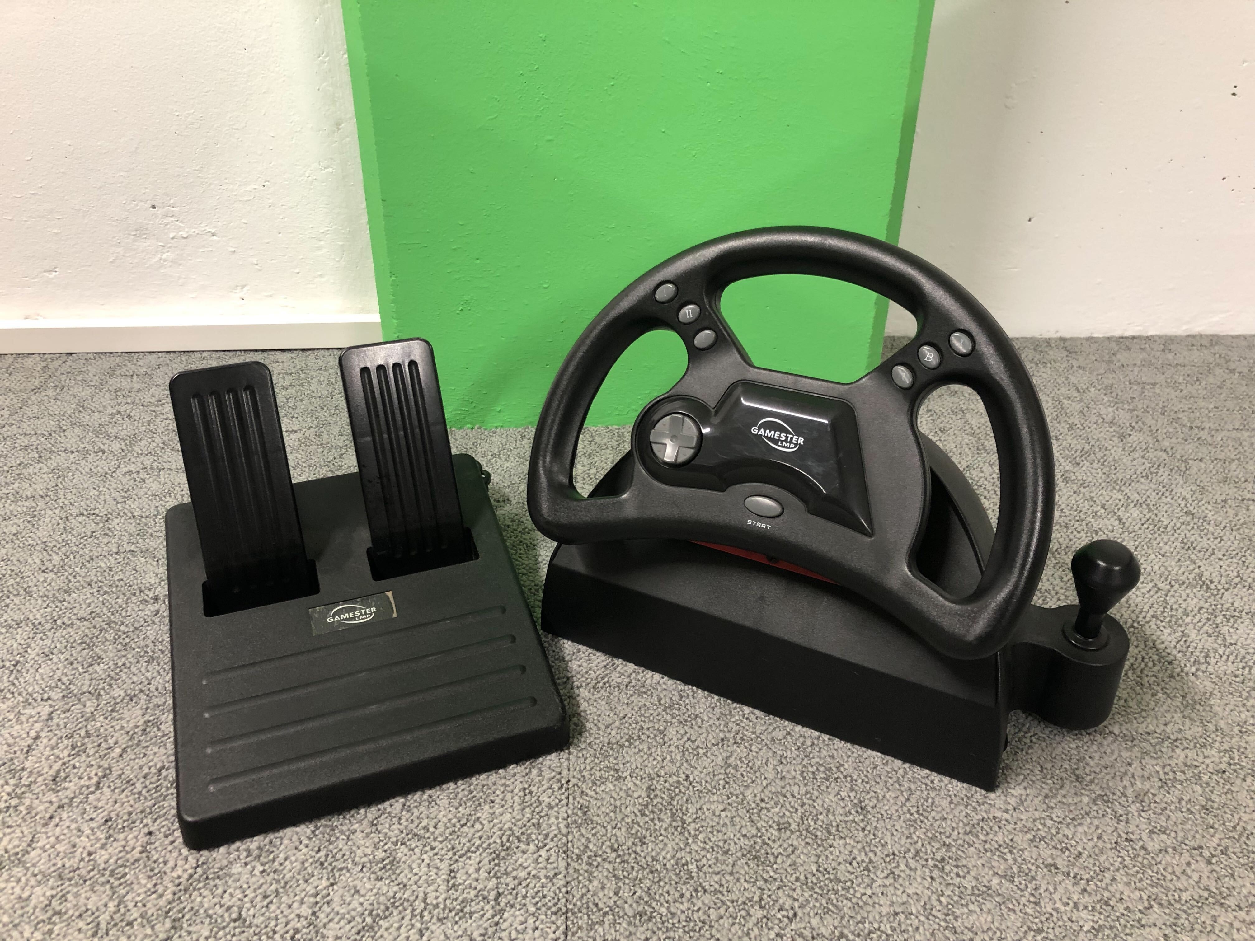 Gamester LMP Steering Wheel - Playstation 1 Hardware
