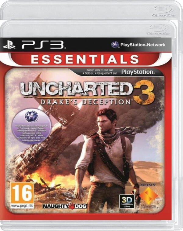 Uncharted 3: Drake's Deception (Essentials) - Playstation 3 Games