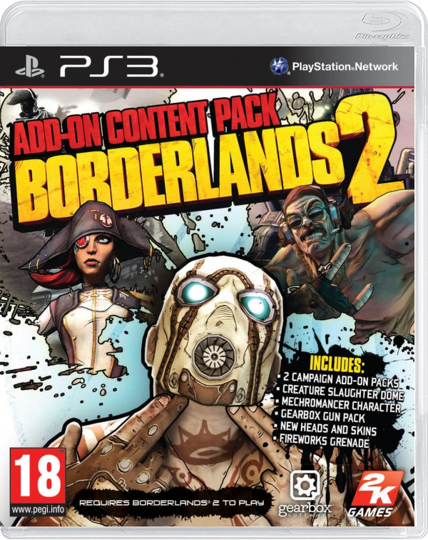 Borderlands 2: Addon Pack - Playstation 3 Games