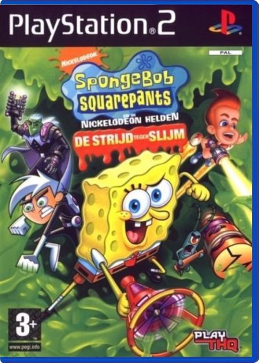 Spongebob Squarepants en de Nickelodeon Helden - De Strijd Tegen Het Slijm - Playstation 2 Games