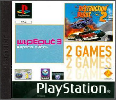 Wipeout 3 Special Edition & Destruction Derby 2 (Double Pack) Kaufen | Playstation 1 Games