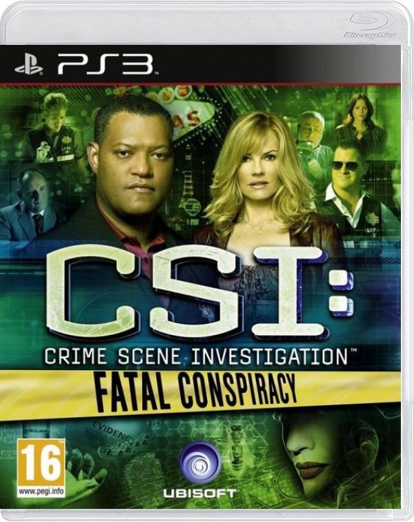 CSI: Crime  Scene Investegation Fatal Conspiracy - Playstation 3 Games