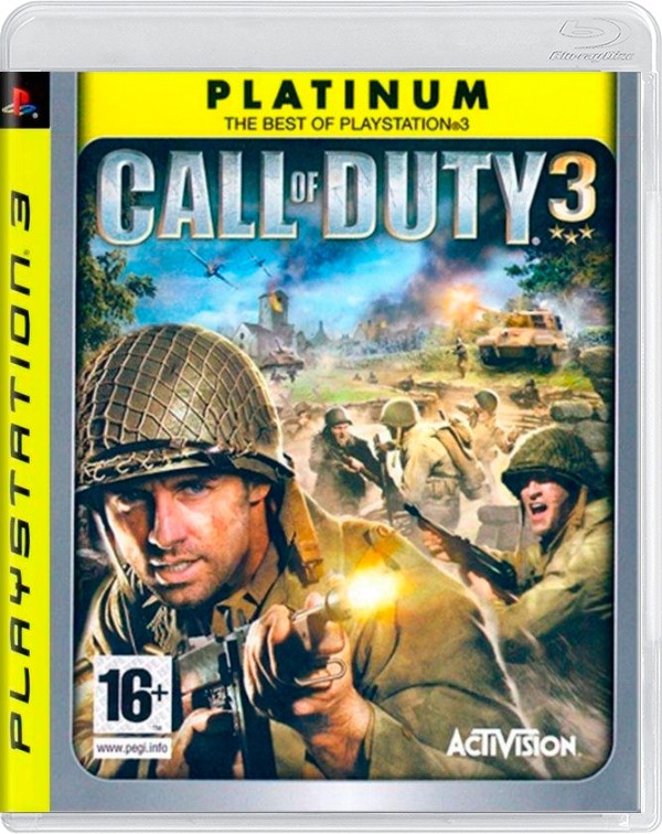 Call of Duty 3 (Platinum) - Playstation 3 Games