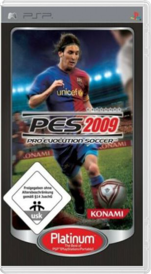 Pro Evolution Soccer 2009 (Platinum) - Playstation Portable Games