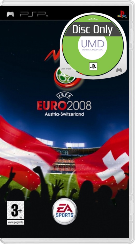 UEFA Euro 2008 - Disc Only - Playstation Portable Games