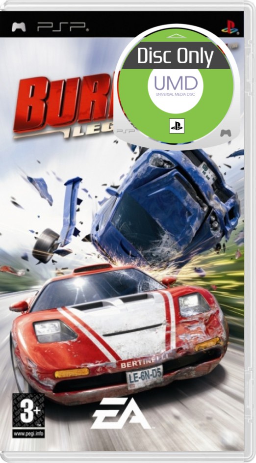 Burnout Legends - Disc Only - Playstation Portable Games