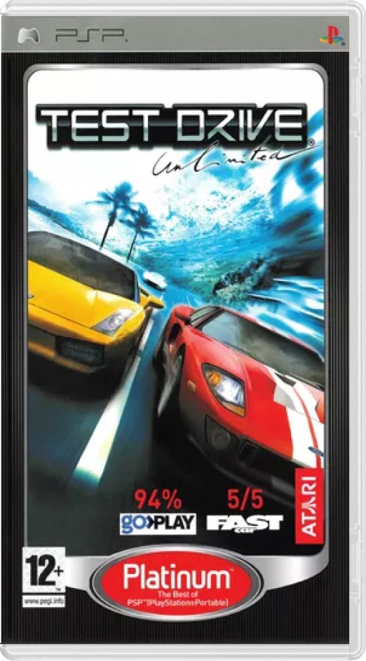 Test Drive Unlimited (Platinum) - Playstation Portable Games