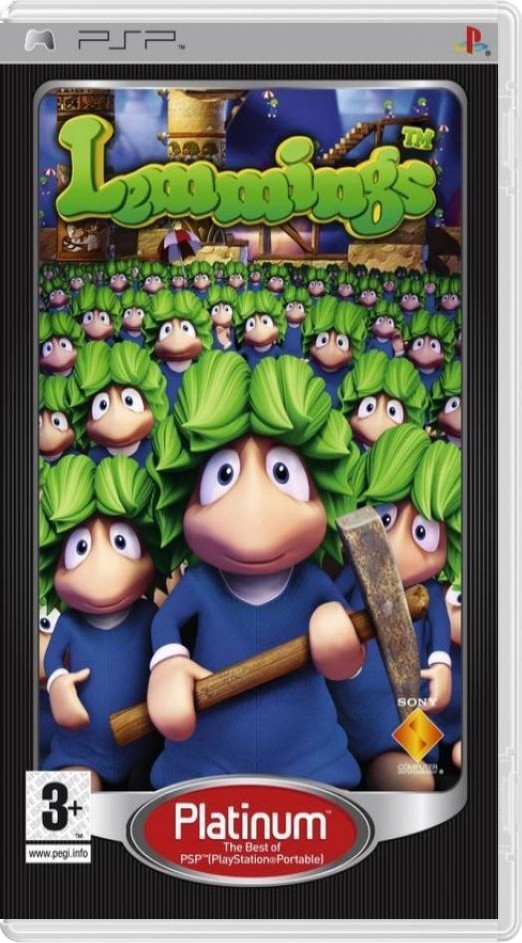 Lemmings (Platinum) - Playstation Portable Games