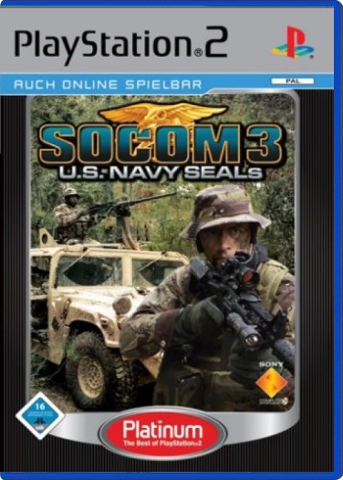 SOCOM 3: U.S. Navy SEALs (Platinum) - Playstation 2 Games