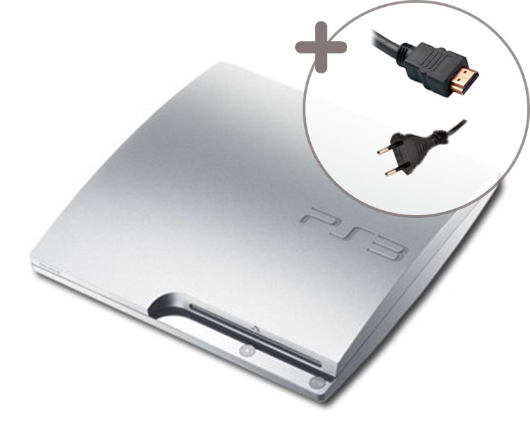 Sony PlayStation 3 Slim Silver Konsole - 320GB - Playstation 3 Hardware