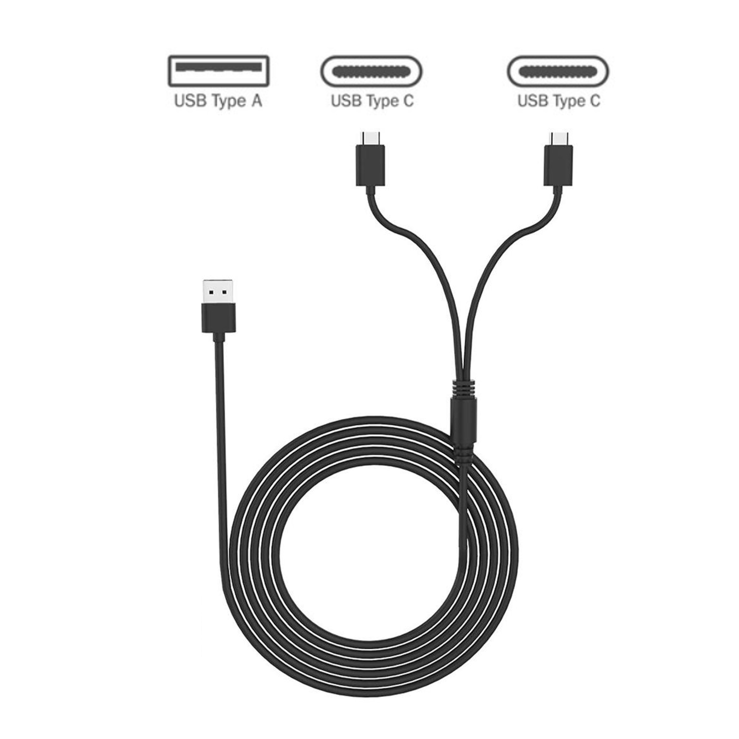 Nieuwe Dubbele USB-C Oplaadkabel voor de PlayStation 5 Controller - Playstation 5 Hardware