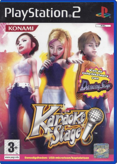 Karaoke Stage (Incl. Konami Microfoon) - Playstation 2 Games
